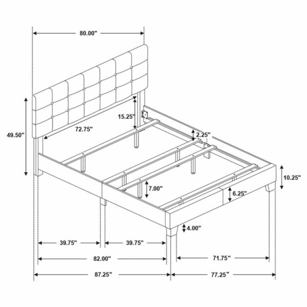 Mapes - Upholstered Panel Bed - Image 17