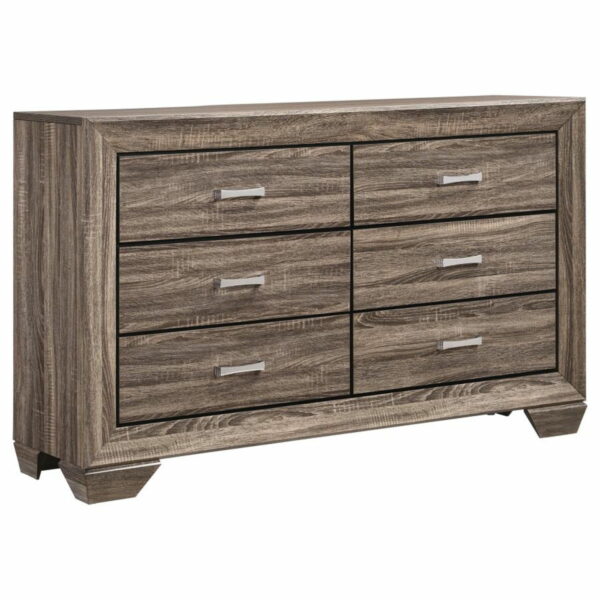 Kauffman - Transitional High Headboard Panel Bed Bedroom Set - Image 72