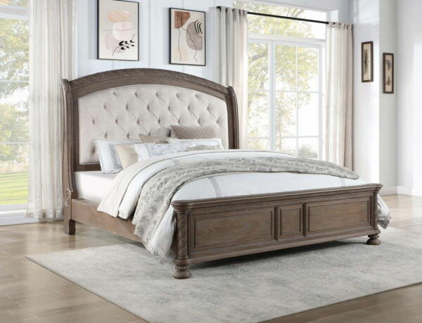Emmett - Wood Sleigh Bed - Image 7
