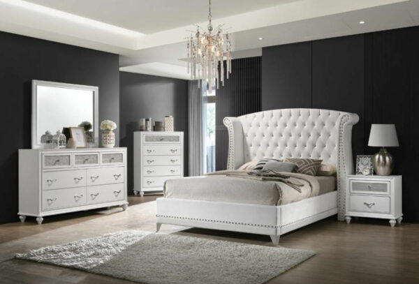 Barzini - Upholstered Wingback Bed - Image 21