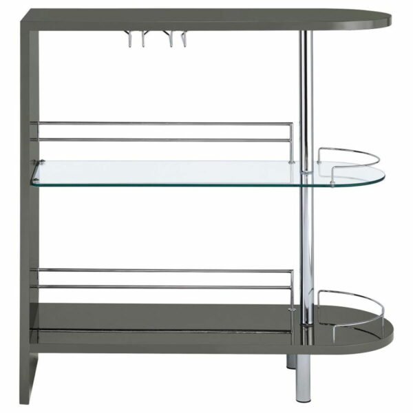 Adolfo - Rectangular 2-Tier Home Bar Table - Image 15