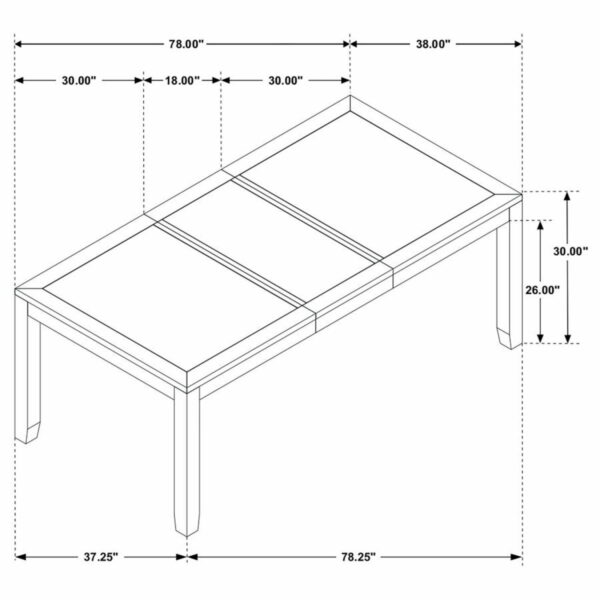 Elodie - Rectangular Extension Leaf Dining Set - Image 3
