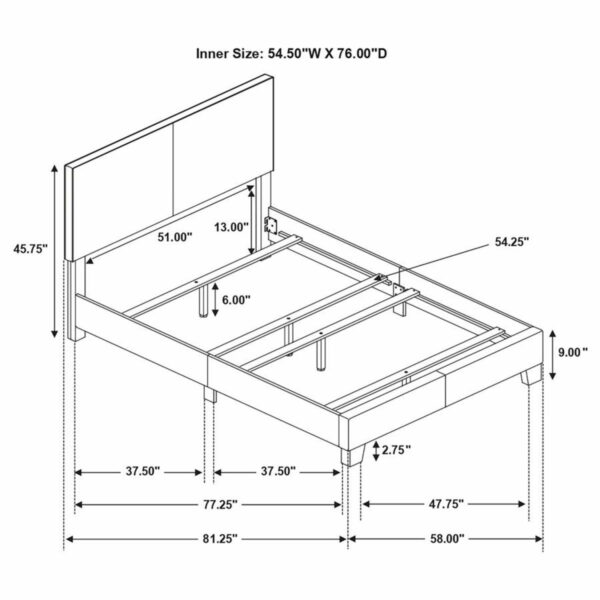 Dorian - Upholstered Panel Bed - Image 5