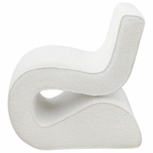 Ronea - Boucle Upholstered Armless Curved Chair - Image 2