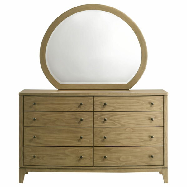 Granada - 8-Drawer Dresser And Mirror - Natural Pine - Image 3