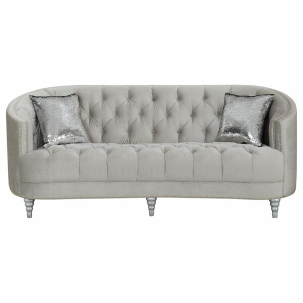 Avonlea - Upholstered Sloped Arm Sofa Set Velvet - Image 18