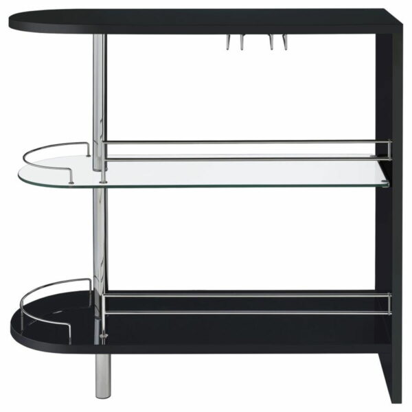 Adolfo - Rectangular 2-Tier Home Bar Table - Image 13