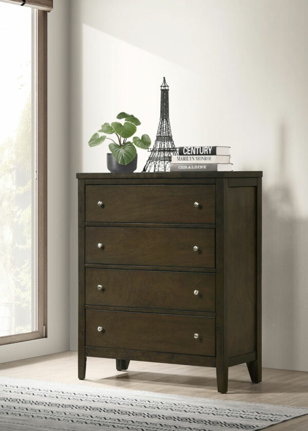 Wilkes - 5-Drawer Chest Of Drawers - Dark Cocoa - Image 9