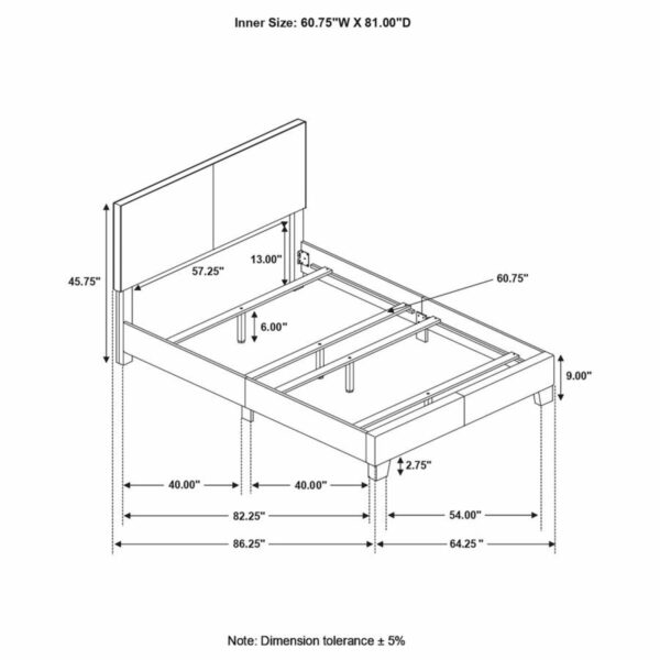 Dorian - Upholstered Panel Bed - Image 31