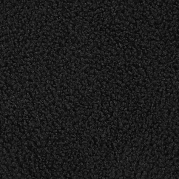 Zena - Faux Sheepskin Upholstered Round Ottoman - Image 2