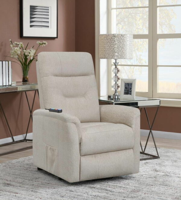 Henrietta - Upholstered Power Lift Massage Chair - Image 8