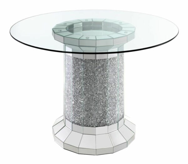 Ellie - Mirrored Counter Height Dining Table Set - Image 9