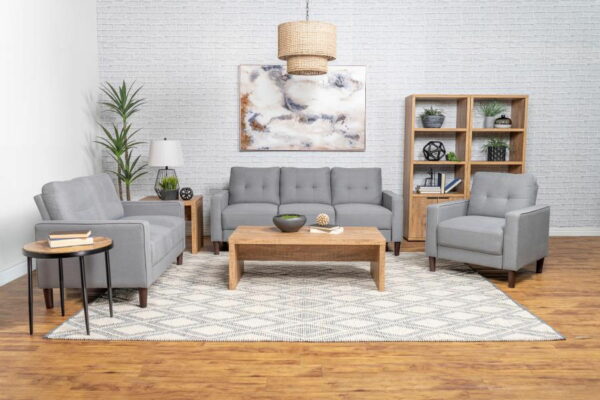 Bowen - Upholstered Track Arm Tufted Sofa - Image 17