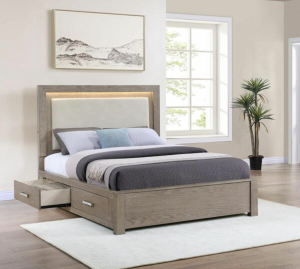 Kenora - LED Storage Bed - Image 17