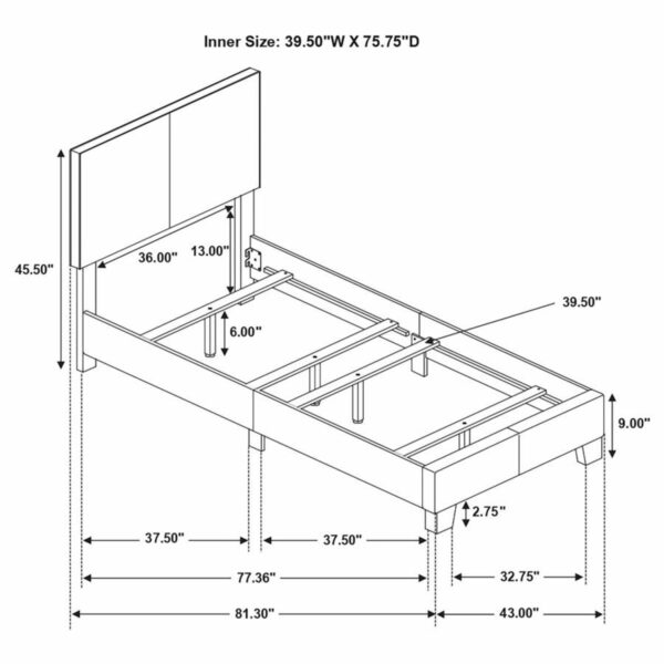 Dorian - Upholstered Panel Bed - Image 6