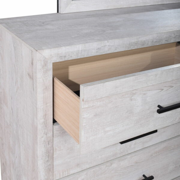 Biscayne - Dresser & Mirror - Gray - Image 3