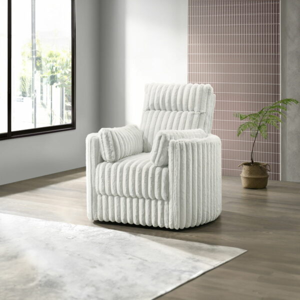 Embrace - Swivel Accent Chair - Cream - Image 2