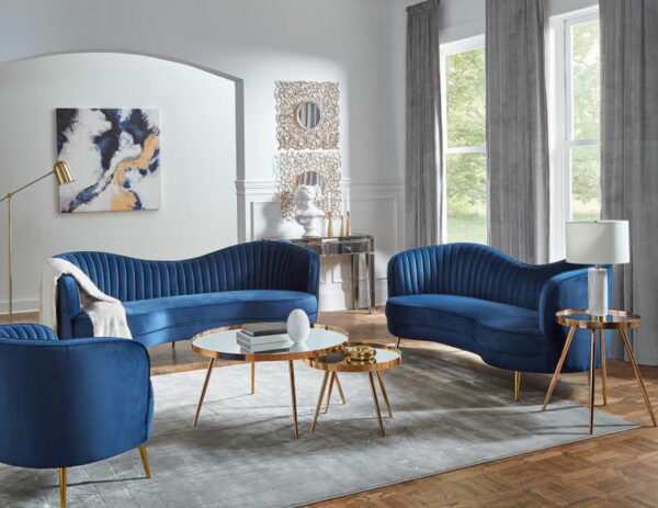 Sophia - Upholstered Channel Tufted Sofa - Image 19