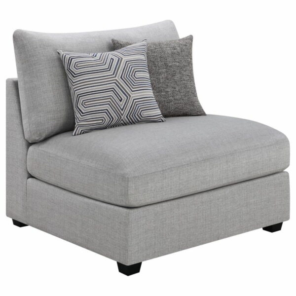 Cambria - 4 Piece Upholstered Modular Sectional Sofa - Gray - Image 3