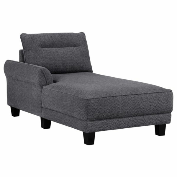 Caspian - Upholstered Curved Arm Chaise Sectional Sofa - Image 7