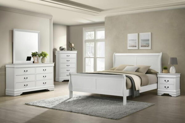 Louis Philippe - Sleigh Panel Bed - Image 14