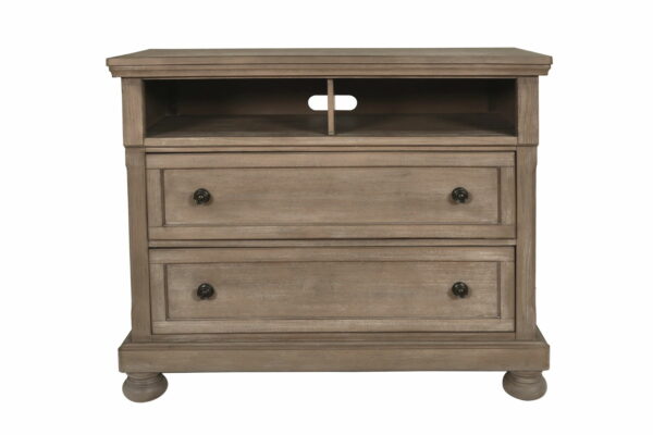 Allegra - Media Console - Pewter - Image 4
