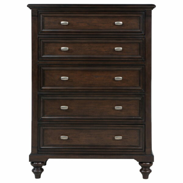 Andover - 5-Drawer Chest Of Drawers - Dark Oak - Image 2