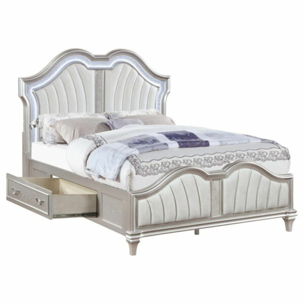 Evangeline - LED Storage Panel Bed - Image 10
