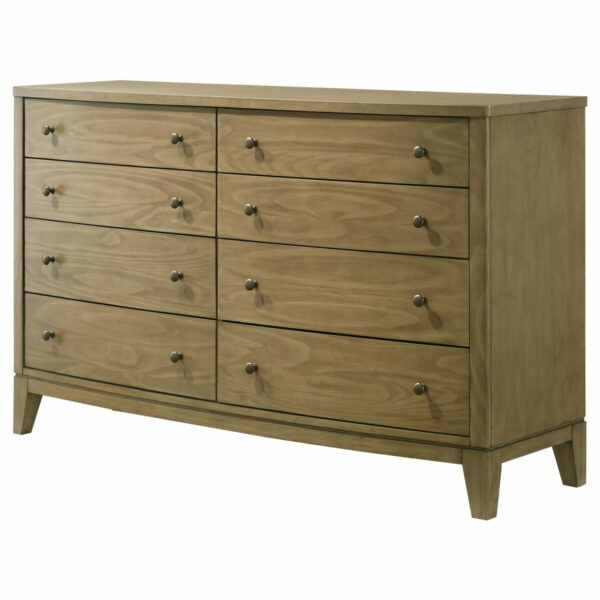 Granada - 8-Drawer Dresser Cabinet - Natural Pine - Image 3