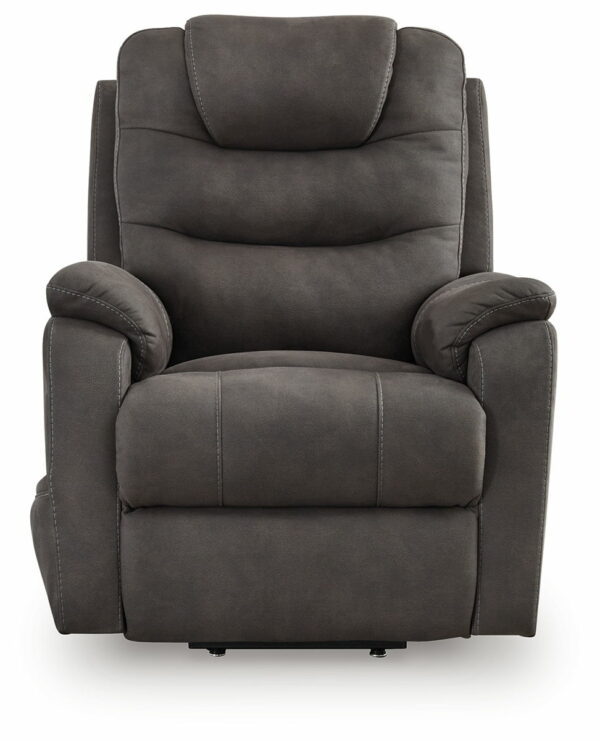 Snowfield - Gunmetal - Power Lift Recliner - Image 2