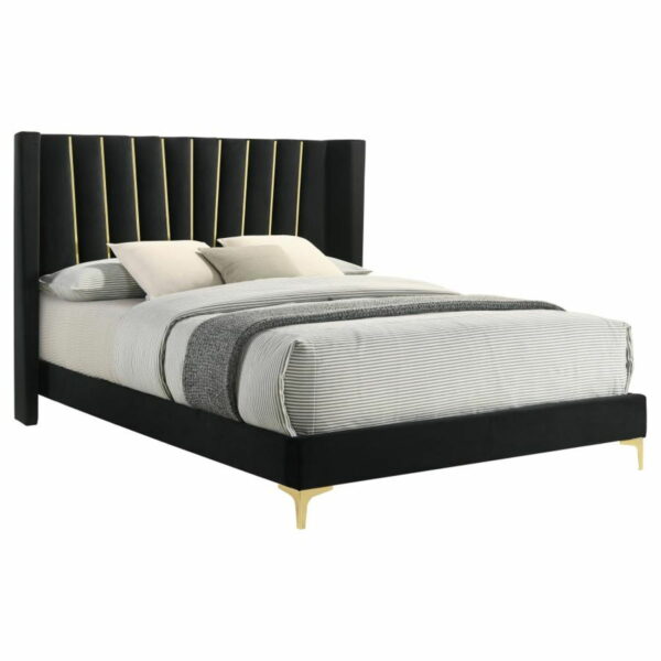 Kendall - Modern Upholstered Panel Bed - Image 3
