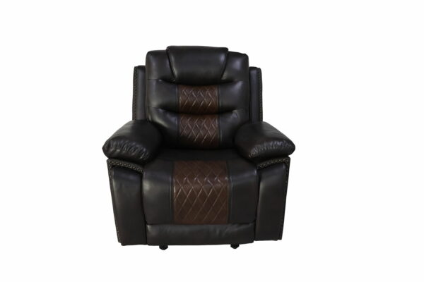Nikko - Glider Recliner With Power Footrest - Brown - Image 4