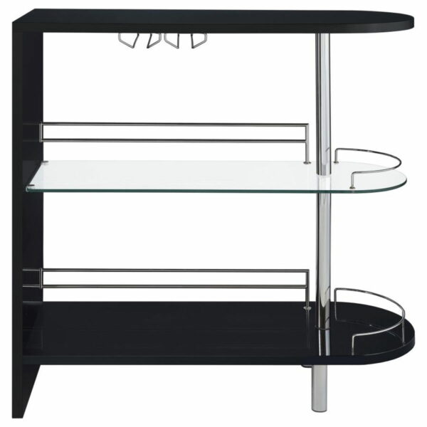 Adolfo - Rectangular 2-Tier Home Bar Table - Image 10