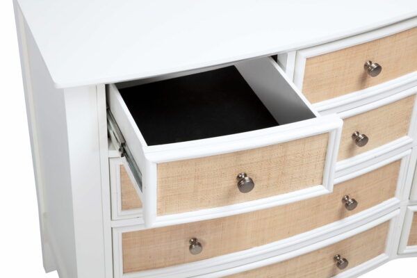 Bexhill - 10-Drawer Dresser Cabinet - White - Image 7