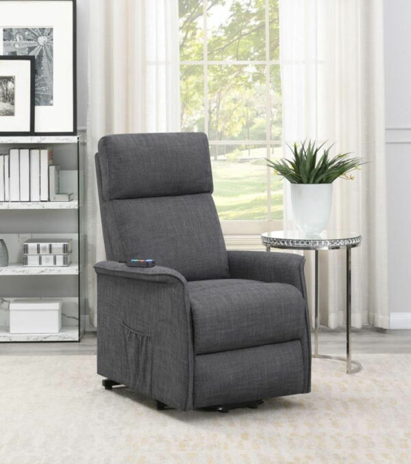 Herrera - Upholstered Power Lift Massage Chair - Image 4
