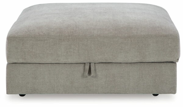 Aslan Court - Pebble - Ottoman With Storage - Image 4