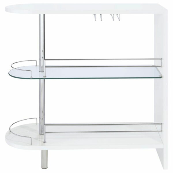 Adolfo - Rectangular 2-Tier Home Bar Table - Image 11