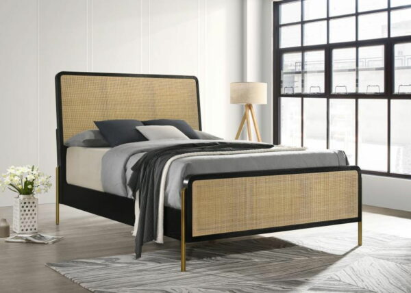 Arini - Rattan Panel Bed - Image 24