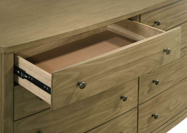 Granada - 8-Drawer Dresser And Mirror - Natural Pine - Image 10