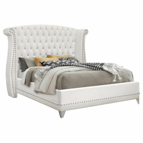 Barzini - Upholstered Wingback Bed - Image 3