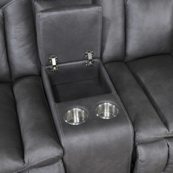 Morello - Reclining Console Loveseat - Image 10