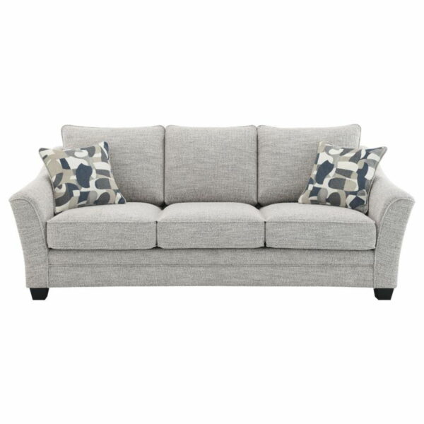 Tomkins - Boucle Upholstered Sofa - Light Gray - Image 2