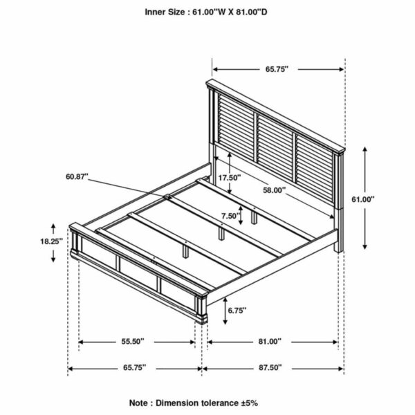 Hillcrest - Wood Panel Bed - Image 8