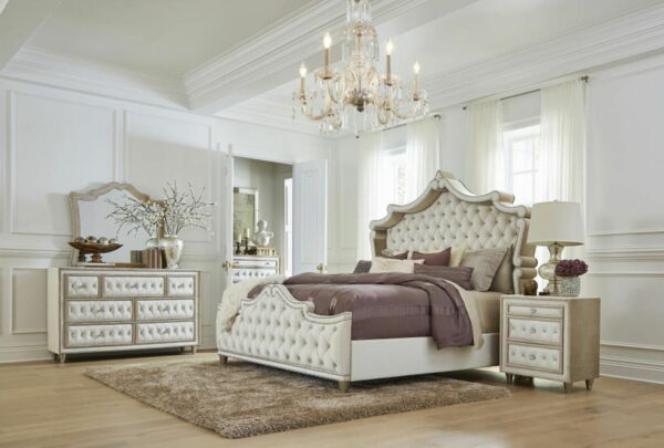 Antonella - 7-Drawer Upholstered Dresser - Image 4