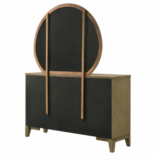 Granada - 8-Drawer Dresser And Mirror - Natural Pine - Image 9