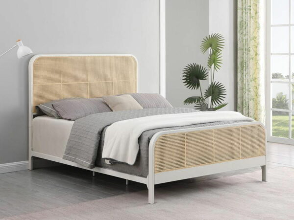 Lanewood - Open Cane Rattan Metal Bed - Image 31