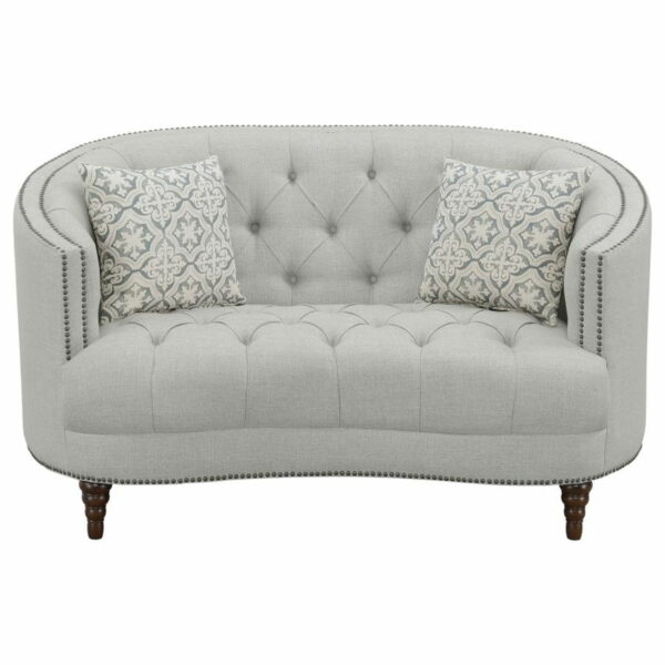 Avonlea - Upholstered Sloped Arm Sofa Set Fabric - Image 17