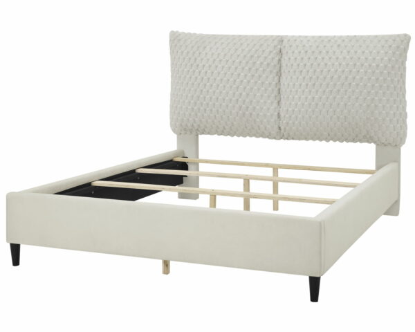 Violet - King Bed - White Dove - Image 4