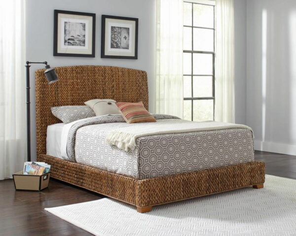 Laughton - Banana Leaf Panel Bed - Image 2