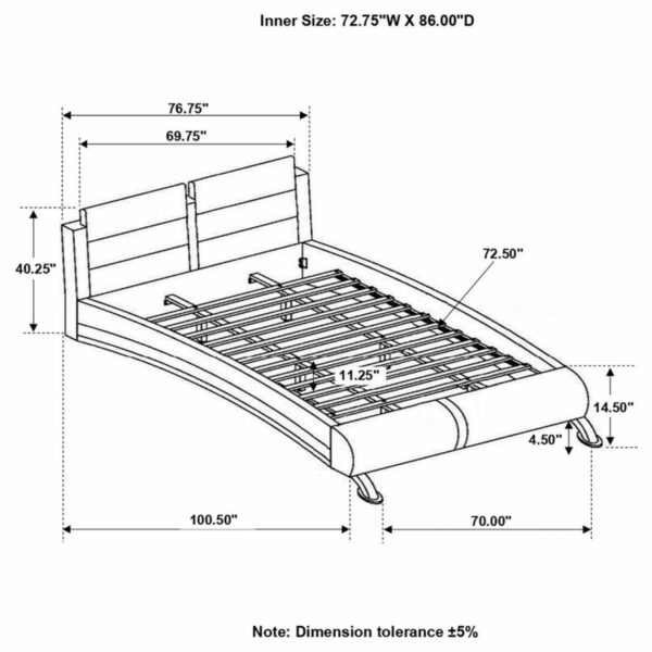 Jeremaine - Upholstered Sleigh Bed - Image 18